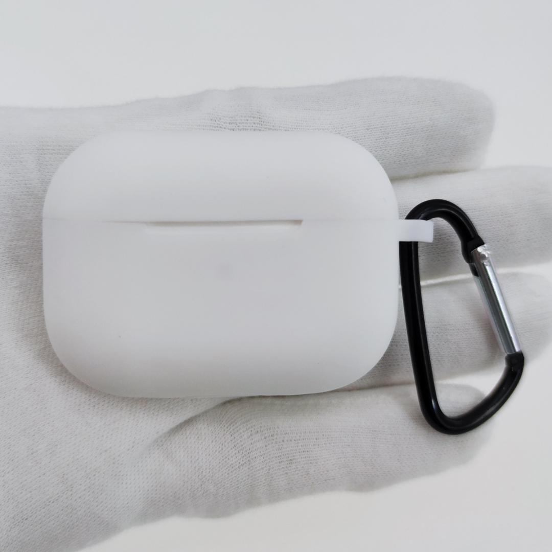 AirPods Pro シリコンケース [02] ホワイト (1)_画像1