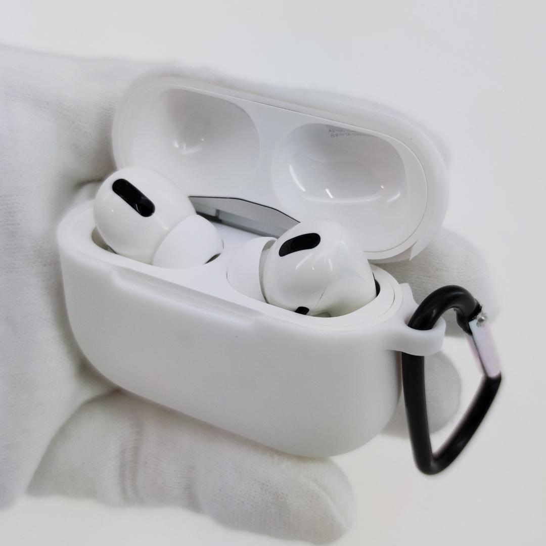 AirPods Pro シリコンケース [02] ホワイト (1)_画像4