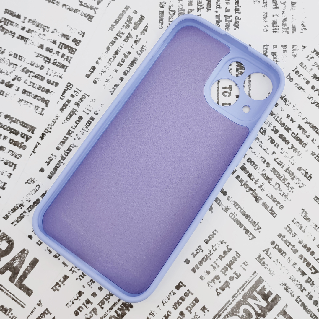 iPhone 13mini シリコンケース [08] ラベンダー (4)_画像2