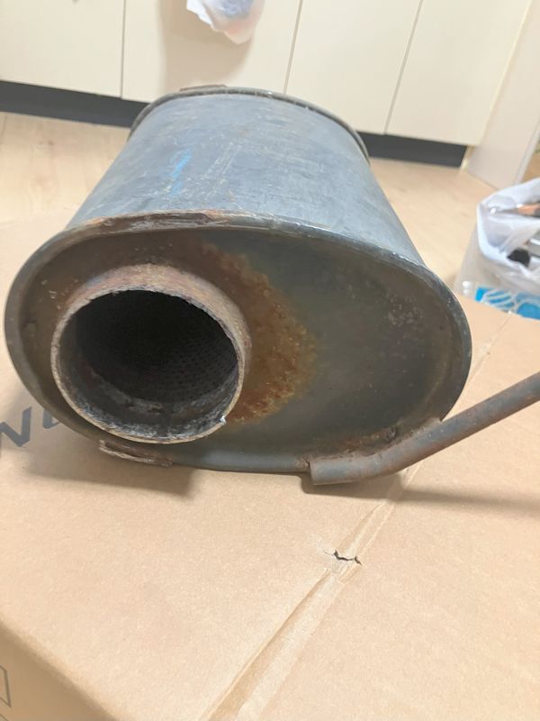 柿本改　S13　180SX　中間タイコ　加工用　ジャンク_画像4