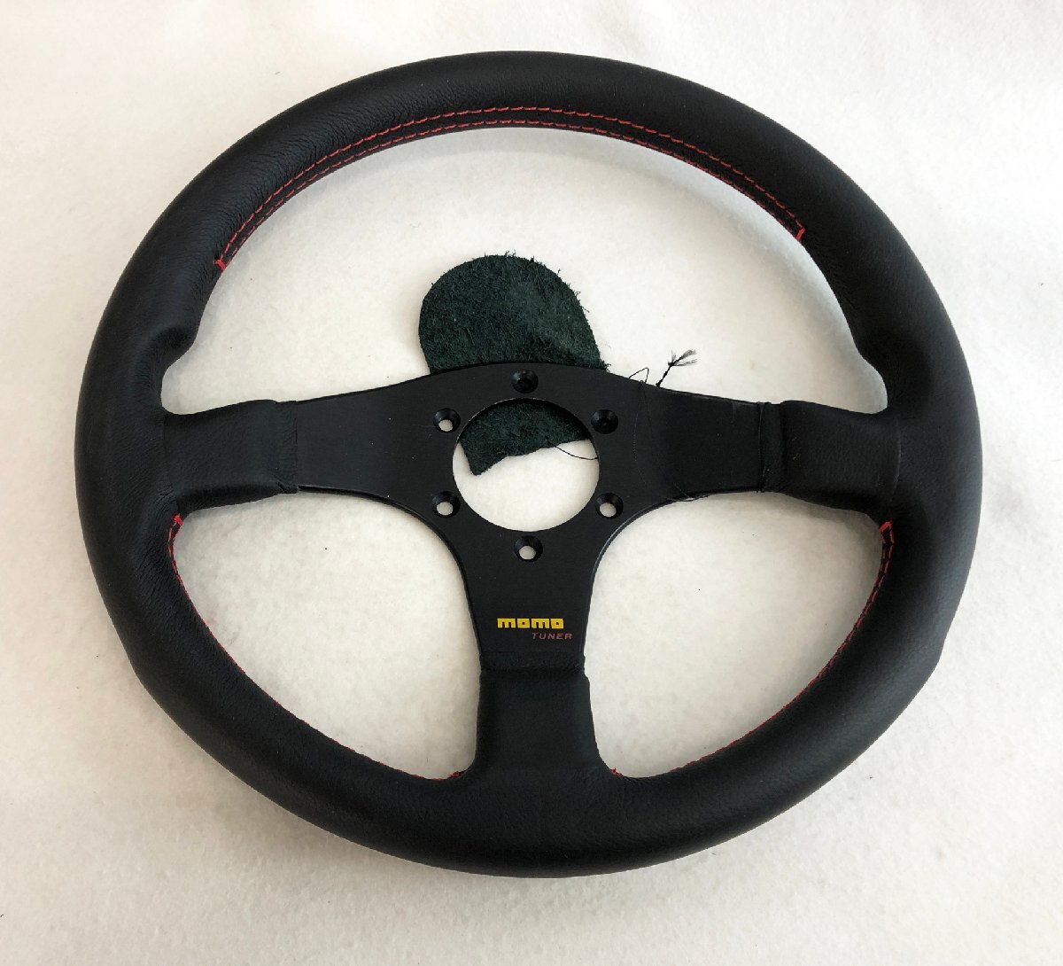 ★中古品★ステアリングハンドル T-13 チューナー 320mm ブラック MOMO_画像3