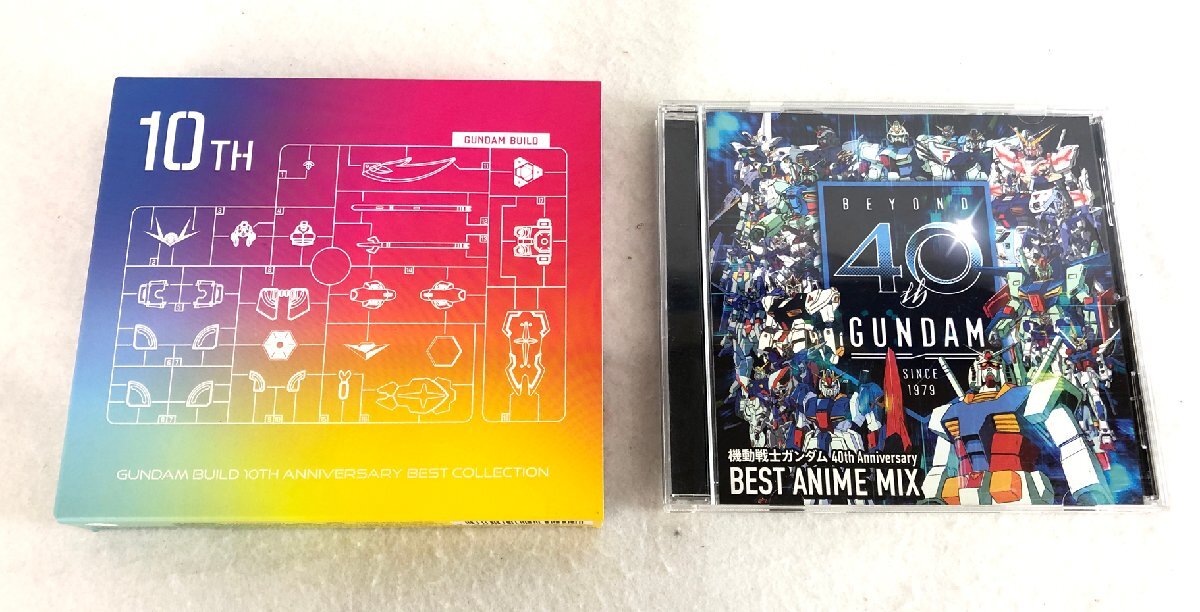 ★中古品★CD2点セット 機動戦士ガンダム 40th Anniversary BEST ANIME MIX/「ガンダムビルドシリーズ」 10周年 BEST Collection_画像1