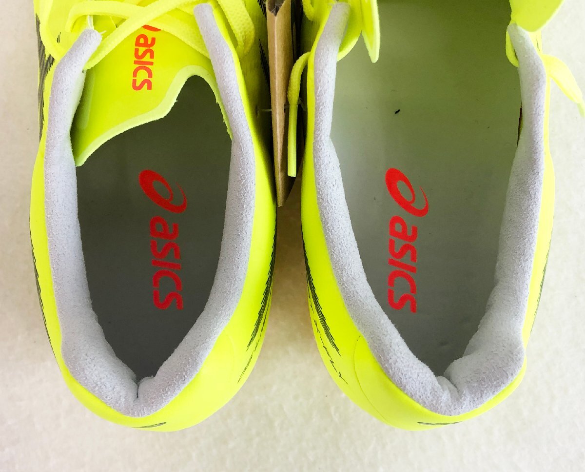 ☆未使用品☆サッカースパイク DS LIGHT X-FLY PRO 2 PARIS 1101A074-750 SAFETY YELLOW/BLACK 25.5cm asics アシックス