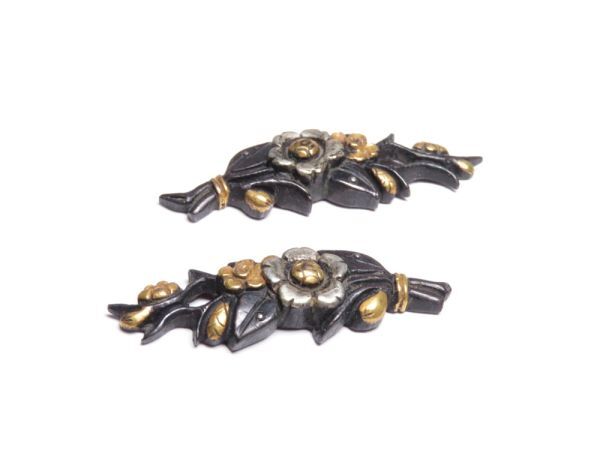 [12199] Edo ~ Meiji оригинал меч принадлежности красный медь . гравировка глаз .( первый товар * покупка товар )