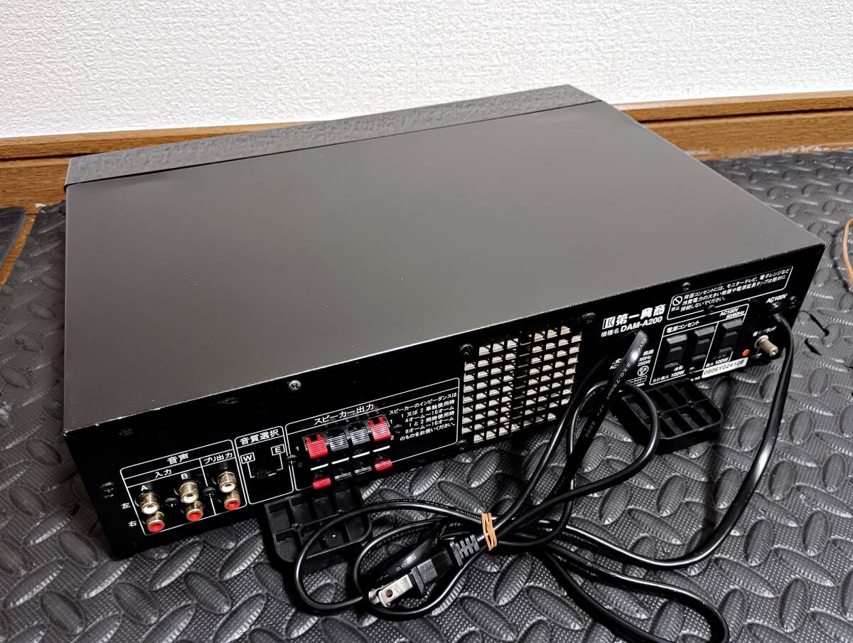 ★①DAM-A200★カラオケパワーアンプ/ダム/第一興商★_画像7