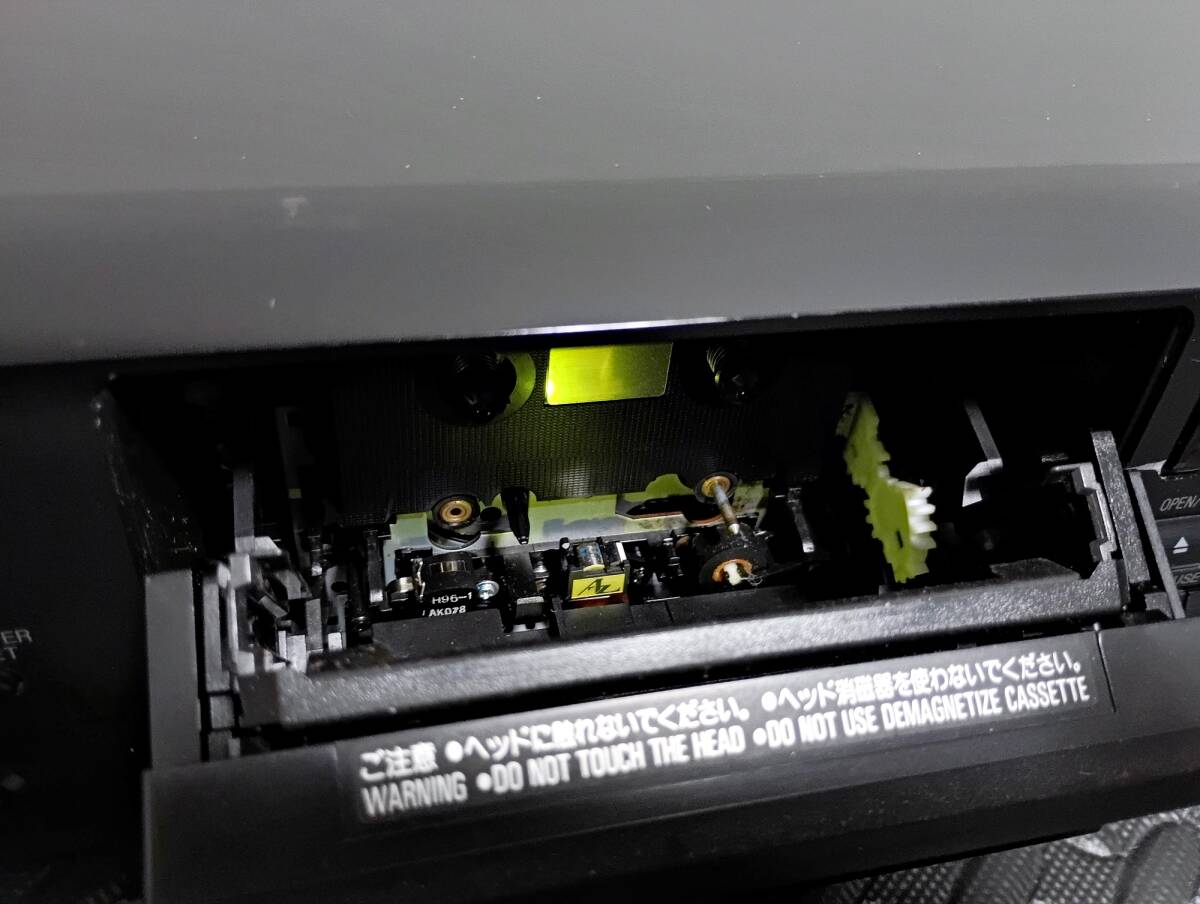 ★Technics RS-AZ7★テクニクス/カセットデッキ/日本製★ジャンク_画像4