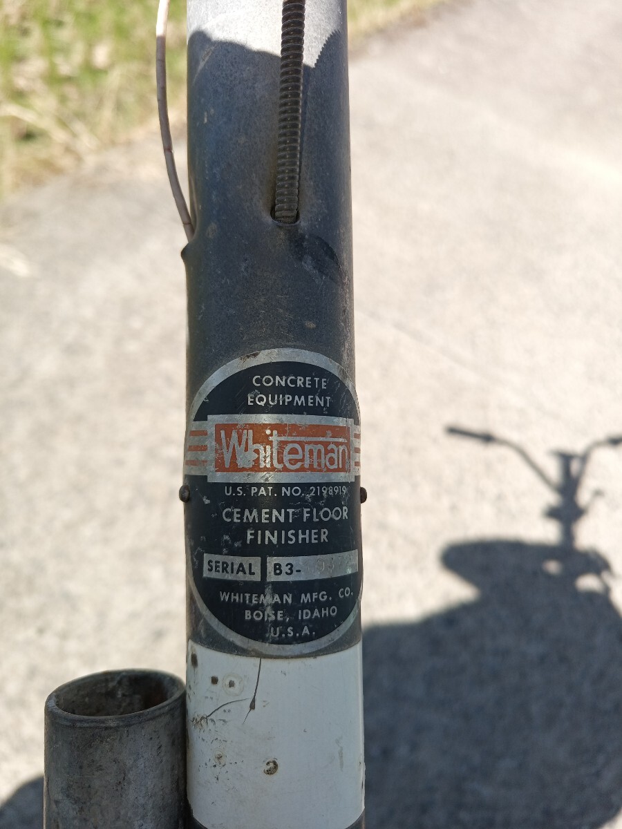 WHITEMAN ホワイトマン コンクリート均し機CONCRETE  EQUIPMENT ロビンEY25-2D パワートロウェル 動画あり ジャンク トロウェル_画像6