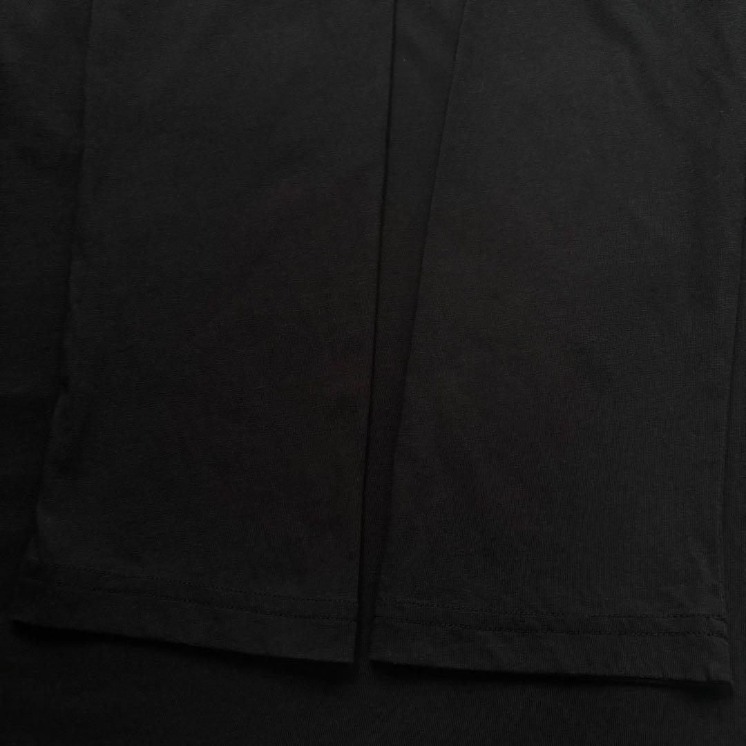 ポルトガル製　ヴィヴィアン・ウエストウッド　刺繍ロゴ　ロングTシャツ　Lサイズ　ブラック_画像8