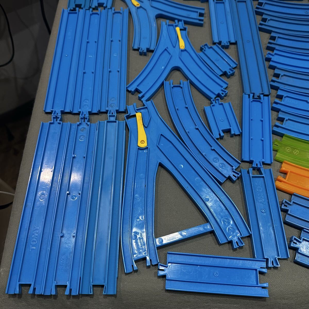 プラレール レール 線路 大量まとめ売り 直線 分岐 曲線 ポイントレール ストップレール など タカラトミー ⑦100_画像4