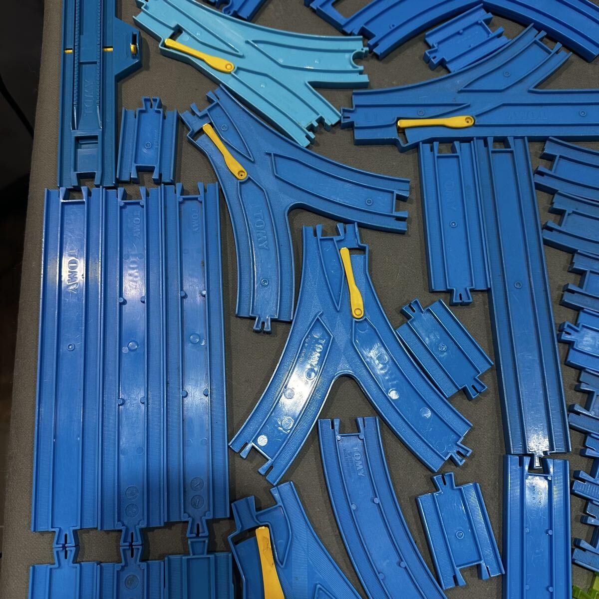 プラレール レール 線路 大量まとめ売り 直線 分岐 曲線 ポイントレール ストップレール など タカラトミー ⑦100_画像5