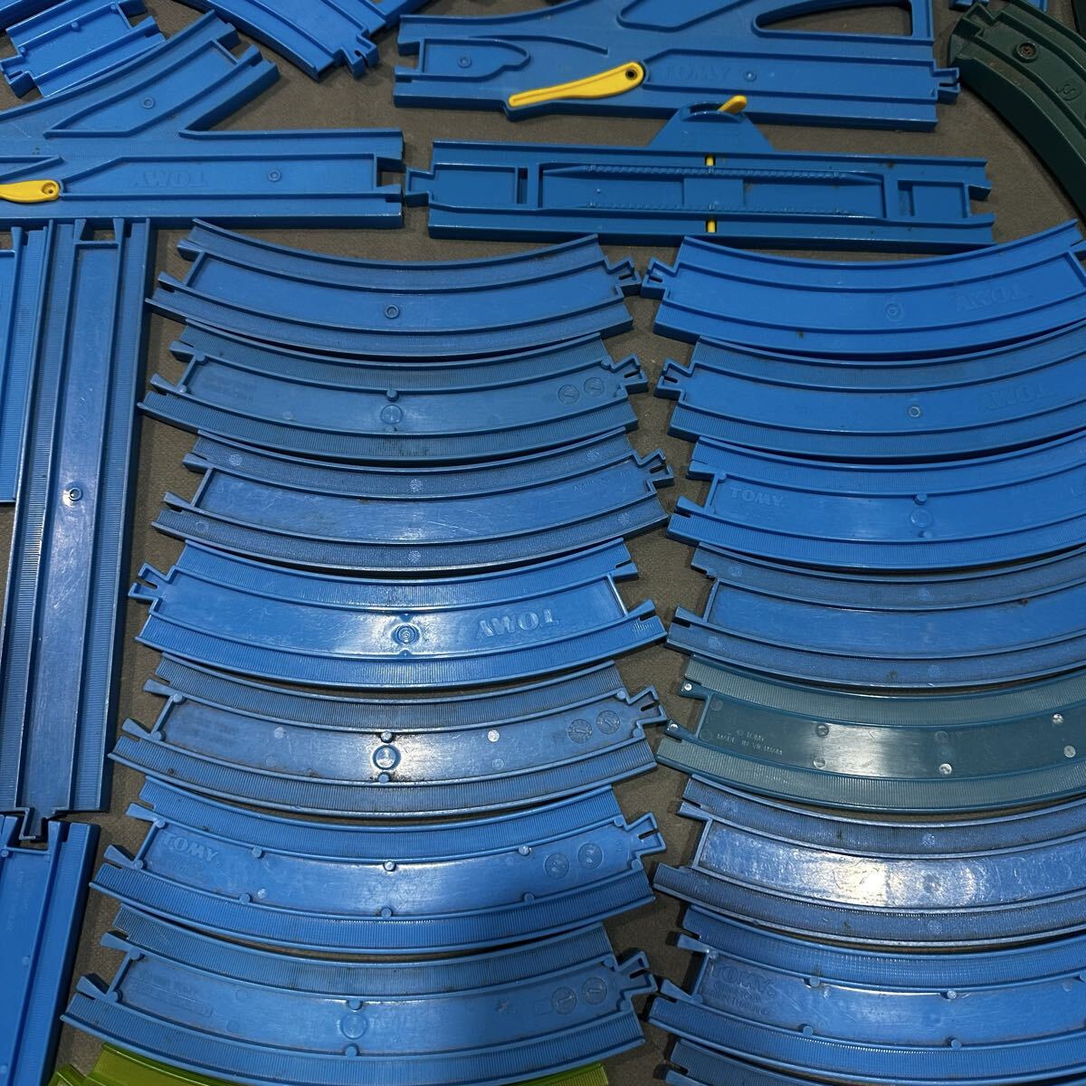 プラレール レール 線路 大量まとめ売り 直線 分岐 曲線 ポイントレール ストップレール など タカラトミー ⑦100_画像6