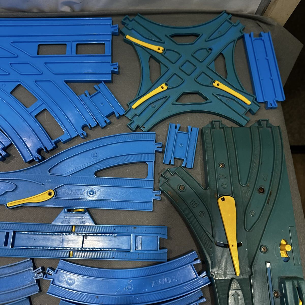 プラレール レール 線路 大量まとめ売り 直線 分岐 曲線 ポイントレール ストップレール など タカラトミー ⑦100_画像8