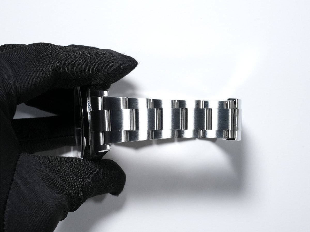 ロレックス オイスターパーペチュアル39 Ref.114300 ステンレススチール レッドグレープ文字盤_画像9