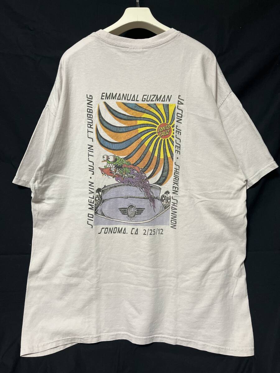 2012 SANTA CRUZ イベント 限定 Tシャツ XL (P-7-3)_画像1
