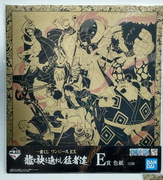 【未開封】　《一番くじ　ワンピースEX 龍と袂を連ねし猛者達　E賞　色紙》⑤_画像1