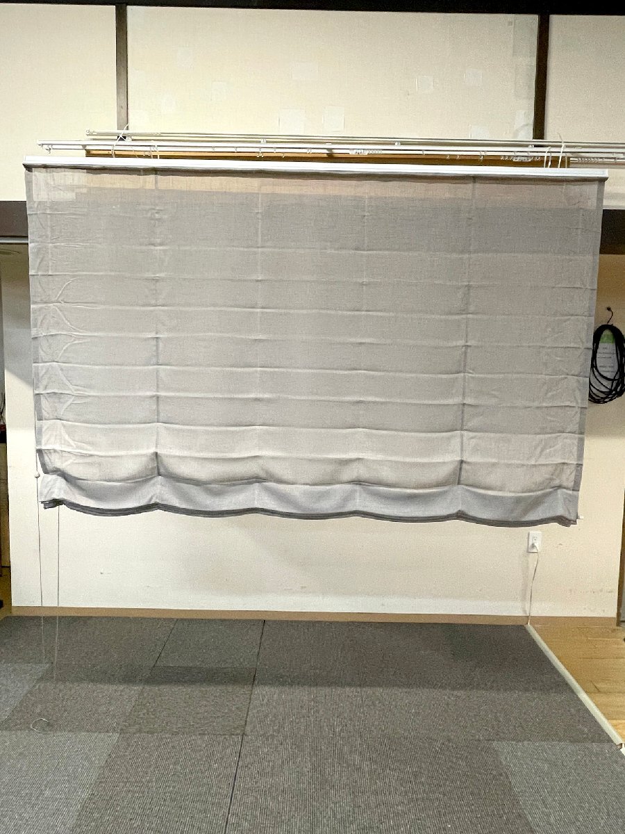 【福岡】W2090 シェードカーテン sangetsu サンゲツ W2090 H2360 D30 モデルR展示品◆CR954_Yt_画像4