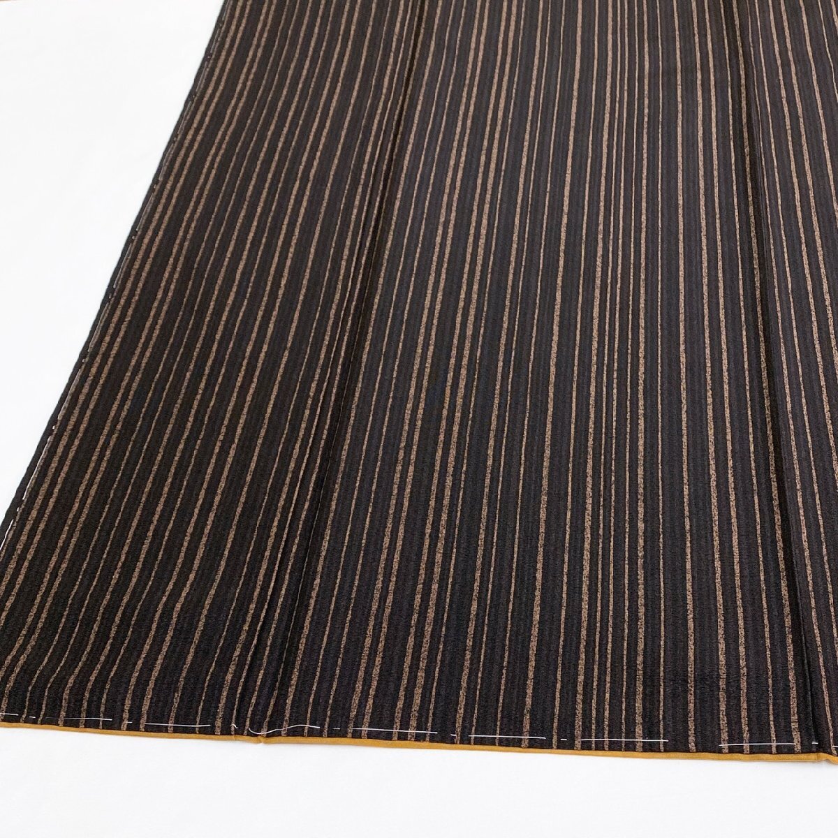 着物月花　縦縞　小紋　未使用品　正絹　ki5728_画像6