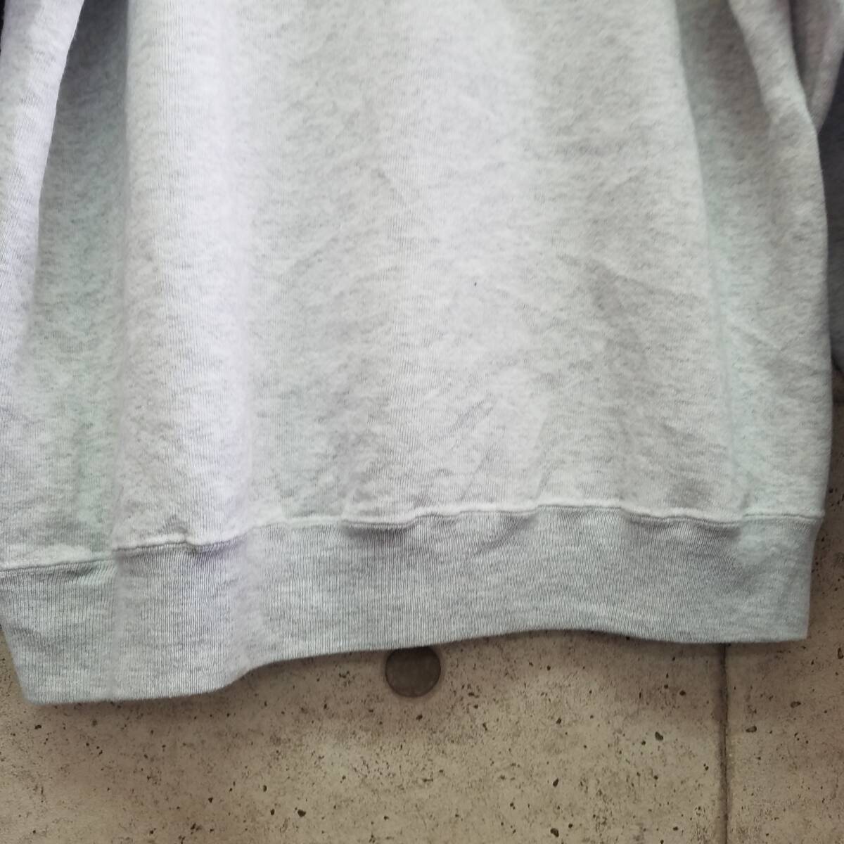 中古 アメリカ古着 EAGLE USA イーグルユーエスエー スウェット トレーナー 長袖 メンズ Lサイズ 灰色 グレー ビンテージ カジュアル _画像8