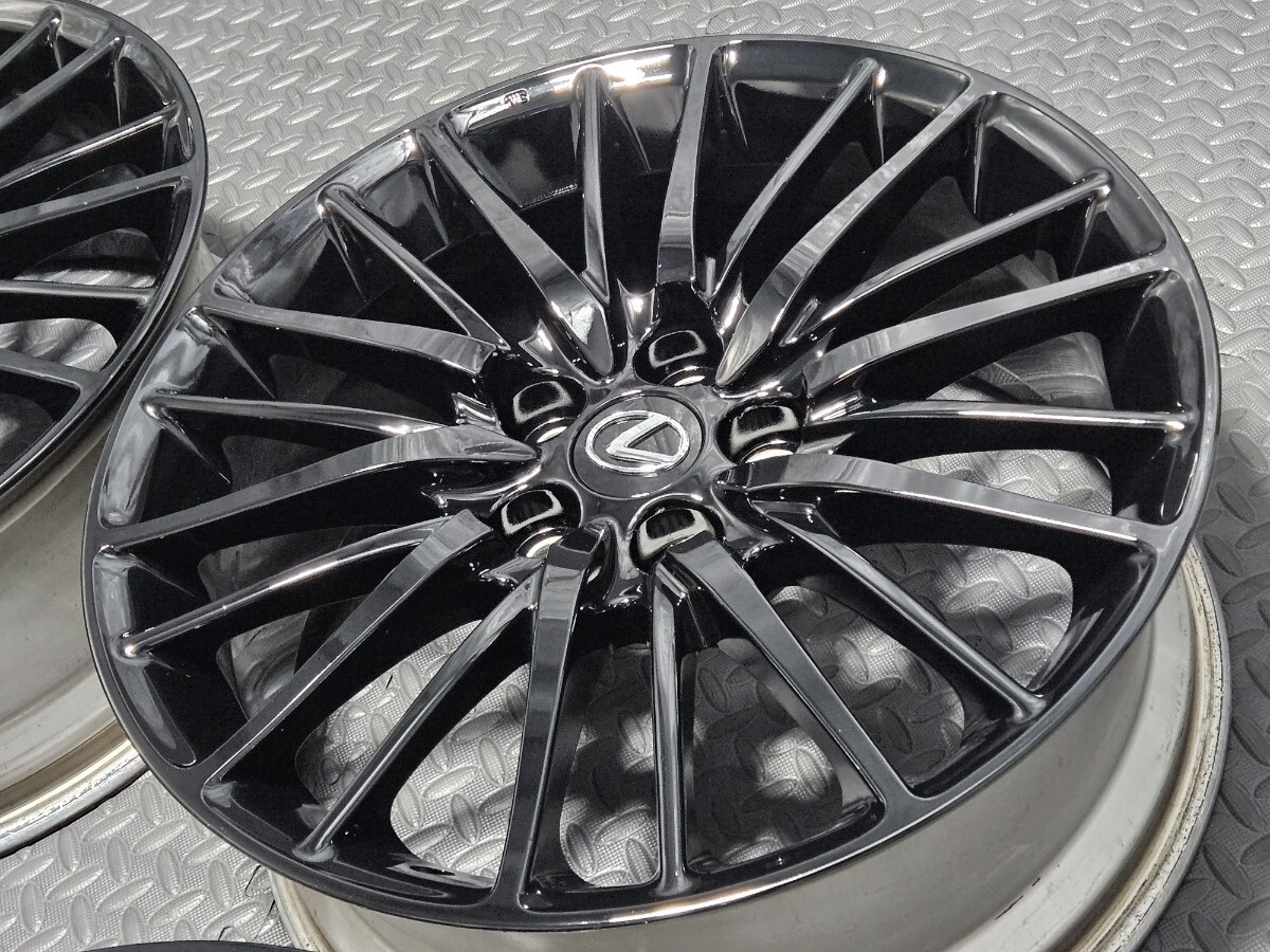 * блестящий черный покраска * LEXUS( Lexus ) LS460/LS600h (F40) оригинальный BBS производства (RV748) 19 дюймовый PCD120/5H 8J+35 блеск черный F спорт /SZ