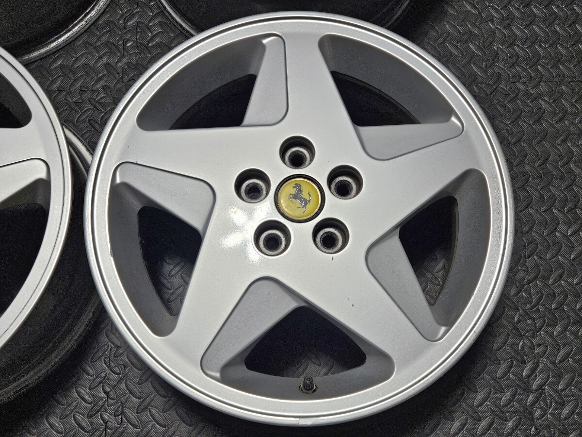 ◆Ferrari正規品◆フェラーリ 348 純正 17インチ PCD108/5H 7.5J+49/9J+68.05 SPEEDLINE製 F348 348tb 348ts リペアベース 当時物_画像2