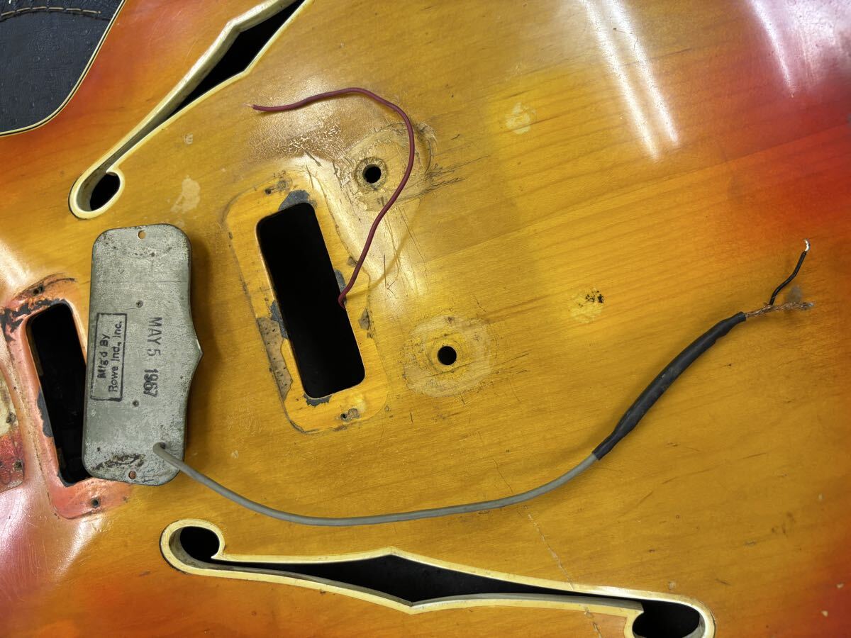 60s fender coronado front pu 60年代製　フェンダー　コロラド　フロント　ピックアップ　ビンテージ　ヴィンテージ　レア　_画像6