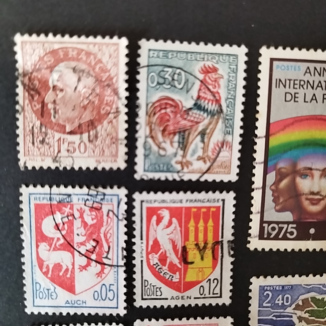 フランスの切手 23枚　外国切手　REPUBLIQUE FRANCAISE / FRANCE used_画像2