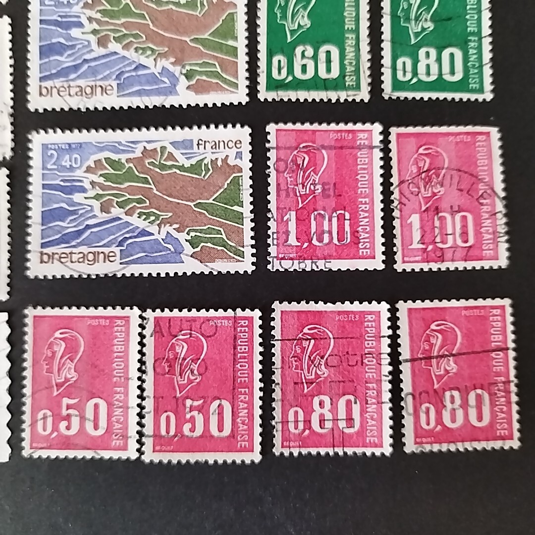 フランスの切手 23枚　外国切手　REPUBLIQUE FRANCAISE / FRANCE used_画像6