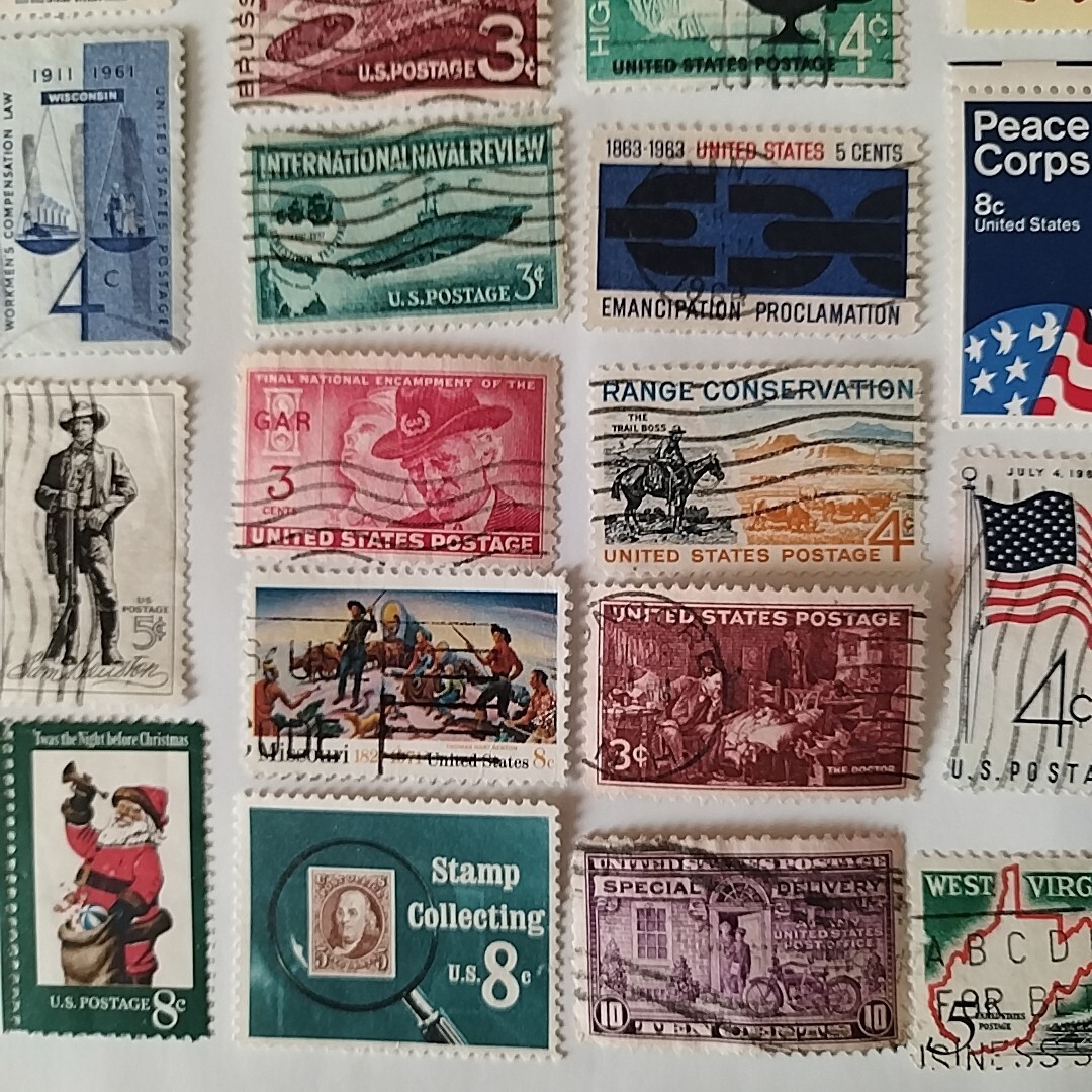 アメリカの古い切手 70枚　外国切手 US POSTAGE_画像5