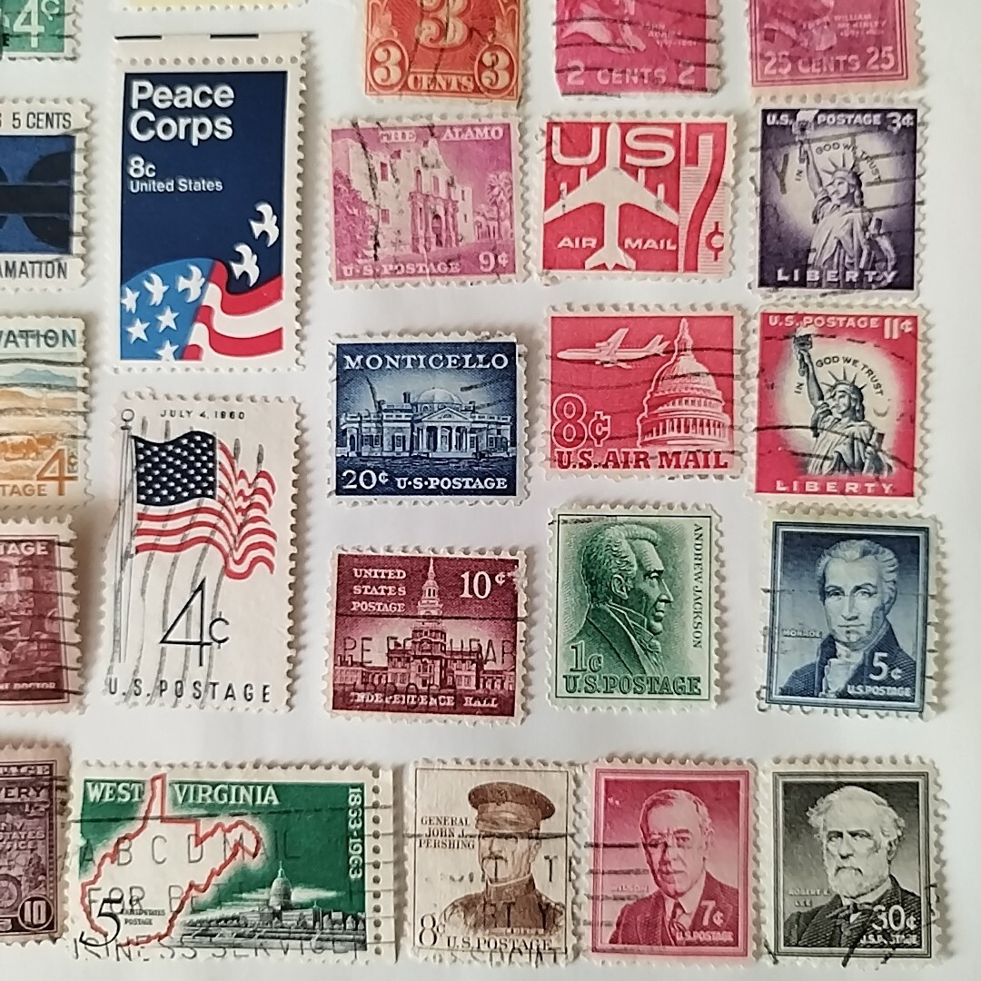 アメリカの古い切手 70枚　外国切手 US POSTAGE_画像8