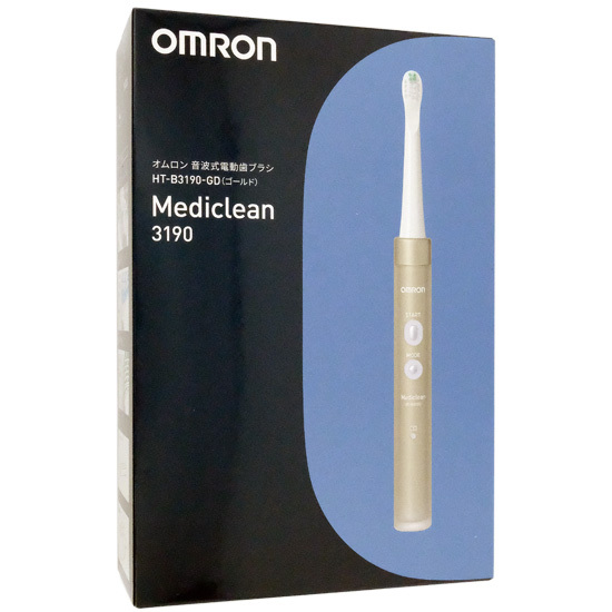 OMRON 音波式電動歯ブラシ HT-B3190-GD ゴールド [管理:1100063502]