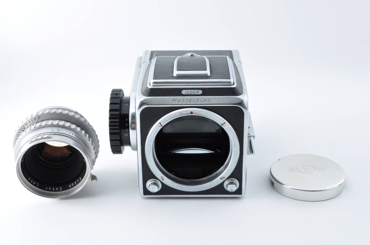 【超美品 保障付 動作確認済】Hasselblad 1000F + Kodak Ektar 80mm 2.8 Lens + A12 Filmback ハッセルブラッド 中判フィルムカメラ #V704_画像2