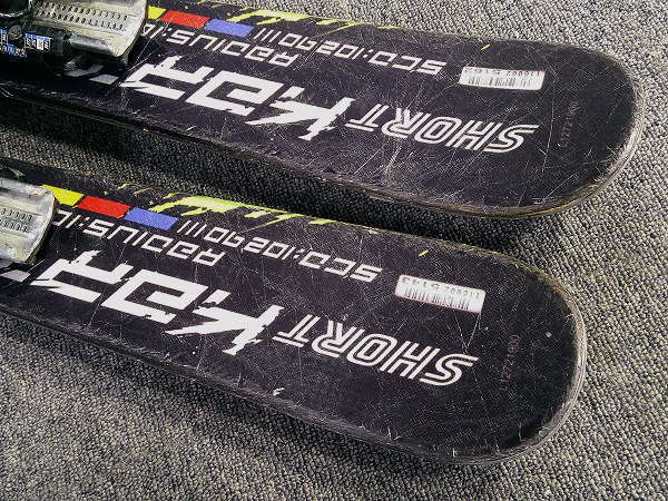 1932★サロモン SHORT CART 127cm★中古/補修あり/チューンナップ済み/ビンディング設定(無料)/ブーツ・ストック追加可_画像4