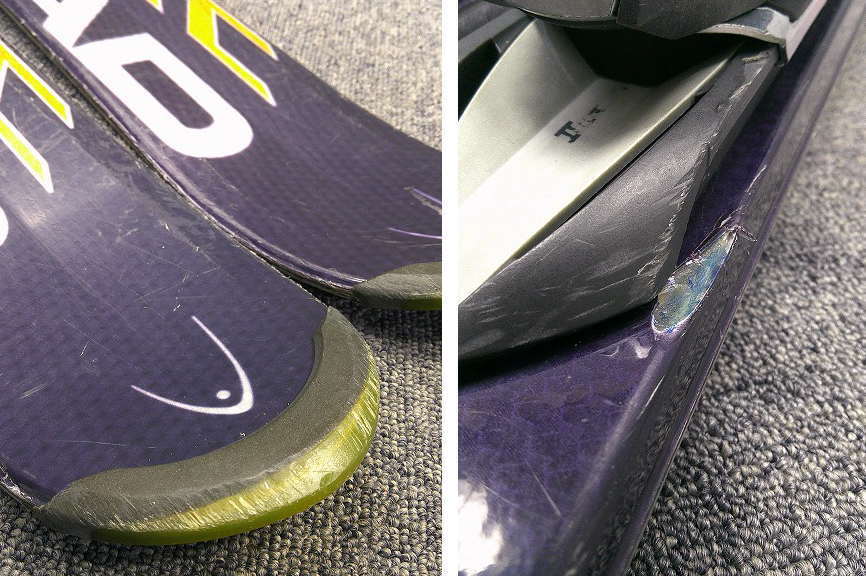 1924★HEAD XRC 163㎝★中古/訳あり/ヘッド/チューンナップ済み/ビンディング設定(無料)/ブーツ・ストック追加可_画像3