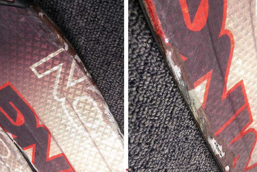 1964★サロモン XWING 137㎝★中古/補修あり/チューンナップ済み/ビンディング設定(無料)/ブーツ・ストック追加可_画像3