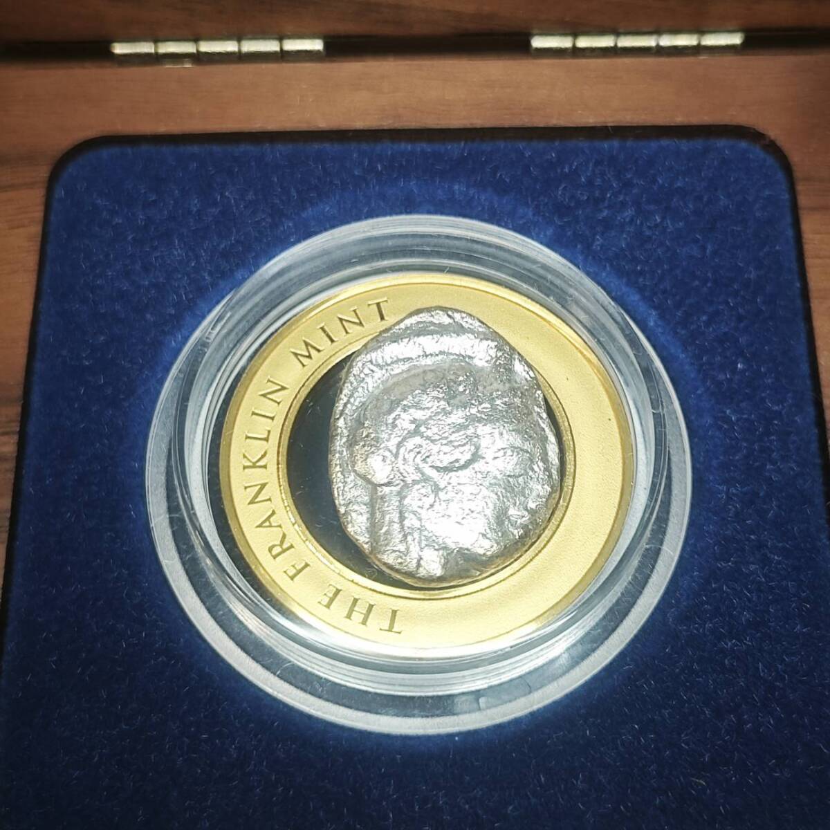 フランクリンミント社 The Athenian Owl Silver Tetradrachm フクロウ アテネ コイン 硬貨 ケース付_画像4