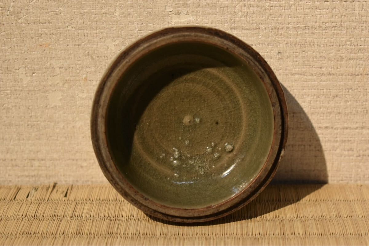 【GE】E496◆李朝・高麗コレクター放出品◆時代 高麗青磁香合/中国古玩 朝鮮美術 香道具 盒子 蓋物 骨董品 時代品 美術品 古美術品 韓国 ow_画像6