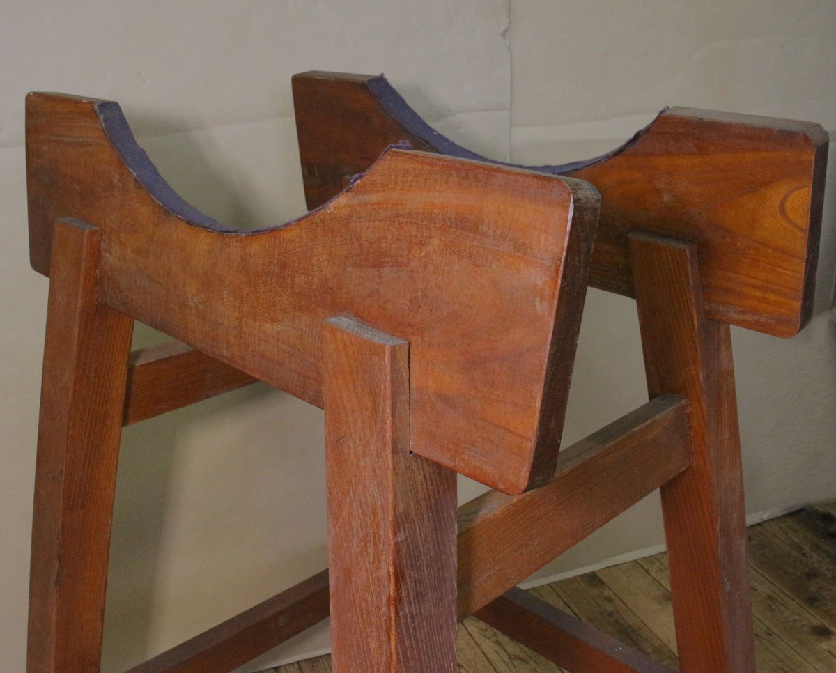 時代市場■長期保管品■大型品 欅製長胴太鼓用宮台■引取・着払限定■打楽器・祭礼具_画像9