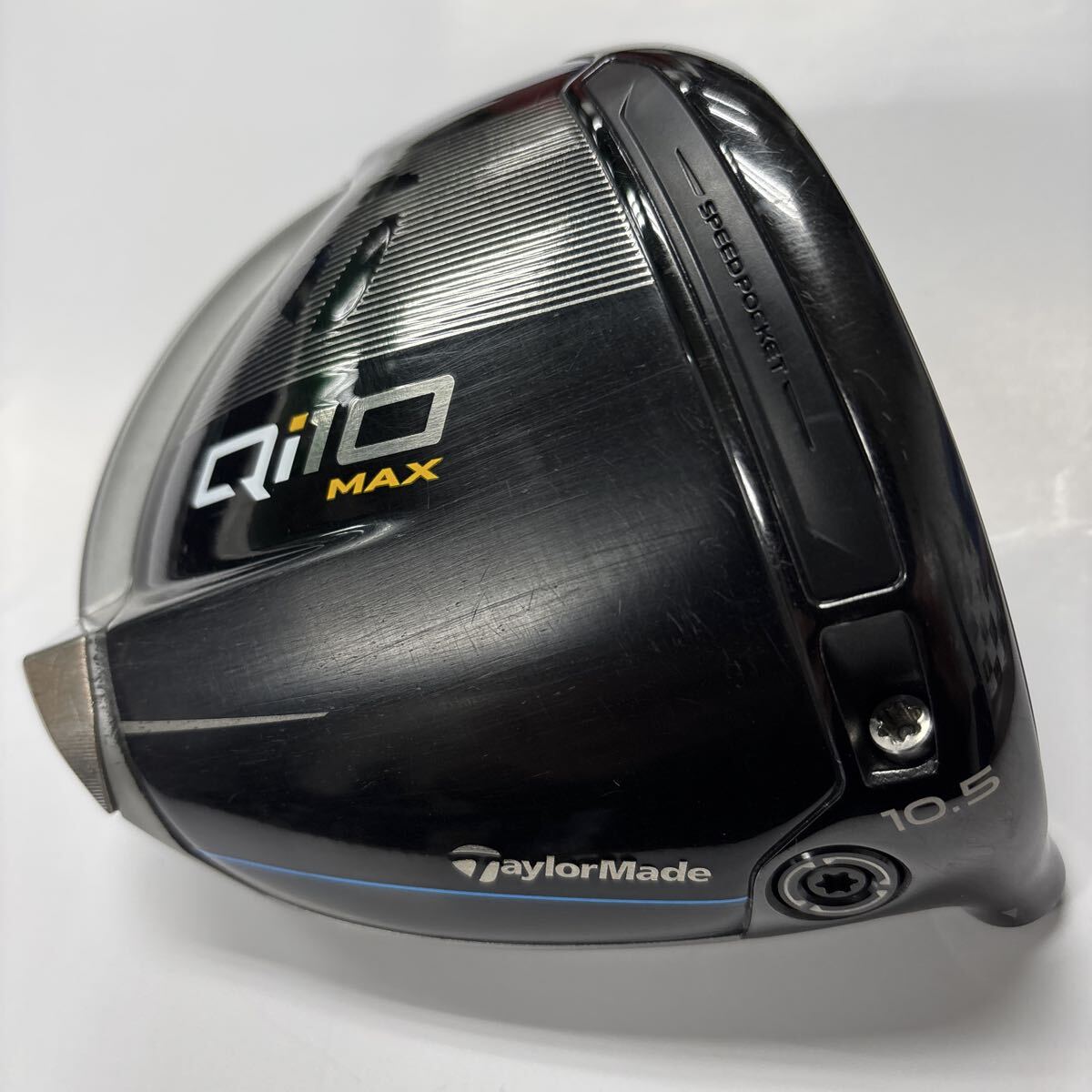 ☆★中古 テーラーメイド TaylorMade Qi10 MAX 10.5度 ヘッド単品 カバー有り★☆_画像2
