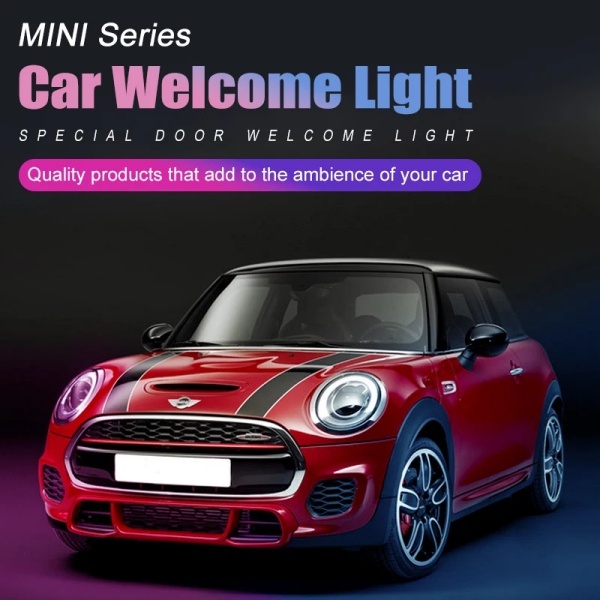 2 шт Mini Cooper машина tesi wellcome лампа дверь свет под ногами LED Logo .. проектор BMW mini r52 r55 r56 r57 r50 r53 CAR874