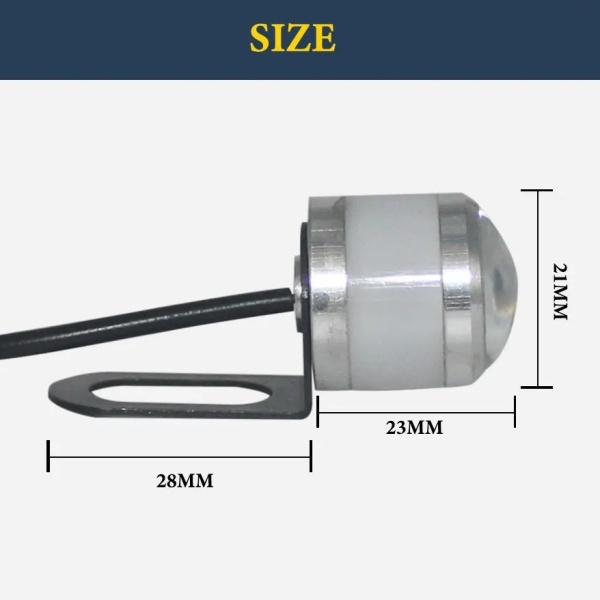 2球 バイク フォグ ランプ LED フラッシュ 点滅 ストロボ 黄色 アンバー イエロー テール バックランプ 12V 汎用 オフロード 警告灯_画像10