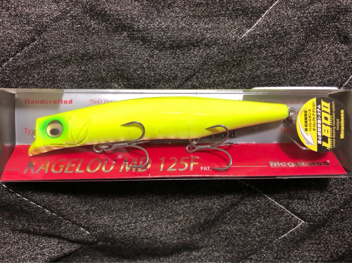 メガバス　 カゲロウ　MD 125F KAGELOU チャート　新品未使用　送料無料_画像1