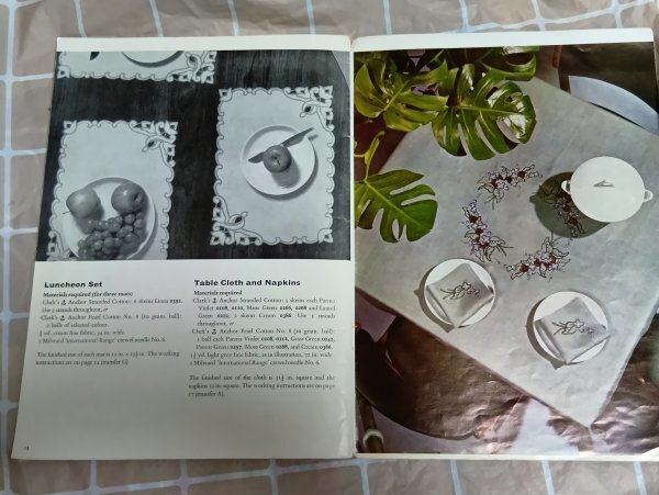 洋書■カットワーク刺繍 CUT WORK EMBROIDERY 1976年 実物大型紙付 全英文_画像9