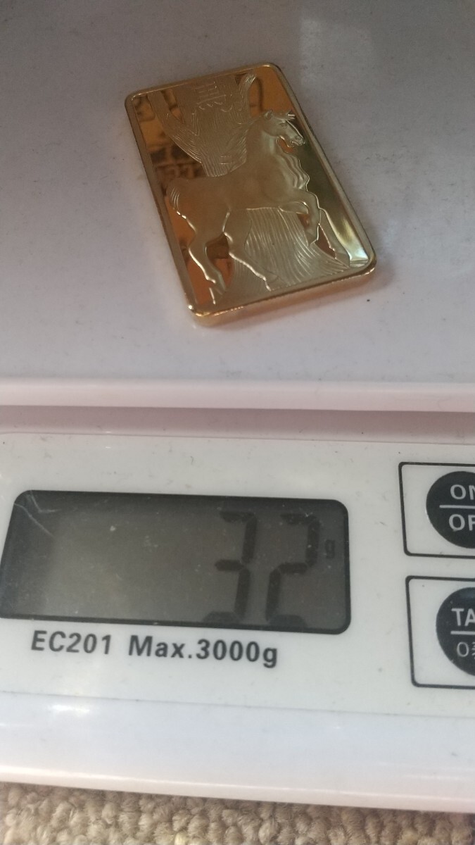 インゴット 馬 32g 金、金塊、ゴールド、置物、オブジェ fc-005_画像4