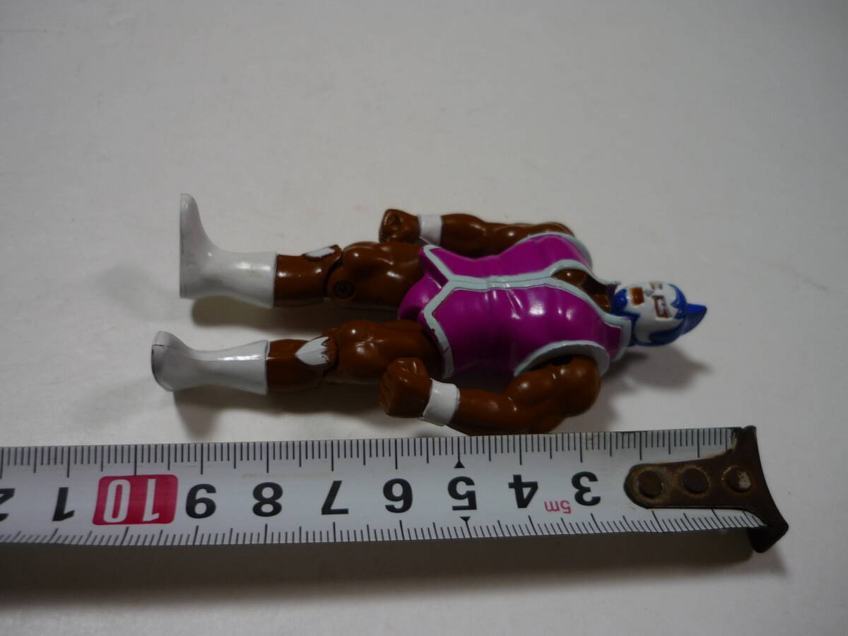 [管00]【送料無料】フィギュア マリポーサ 約9.5cm キン肉マン 王位争奪編 超人パワーシリーズ 人形 当時物_画像6