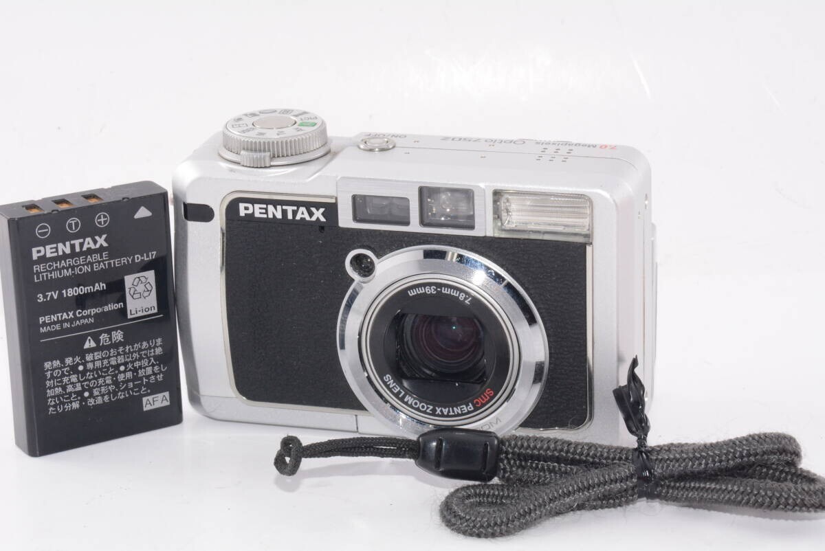 【外観特上級】PENTAX ペンタックス Optio 750Z コンパクトデジタルカメラ　#u8290_画像5