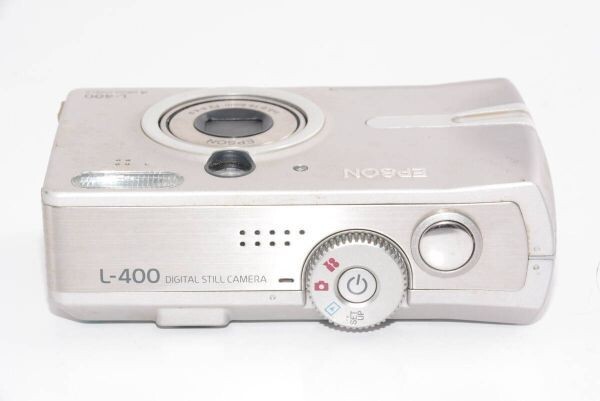 【外観並級】EPSON エプソン L-400 シルバー デジタルカメラ 　#s12268_画像3
