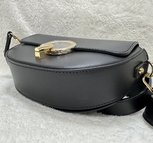 ◆新品☆MARCO BIANCHINI☆ショルダーバック★本革★BLACK☆5-33_画像7