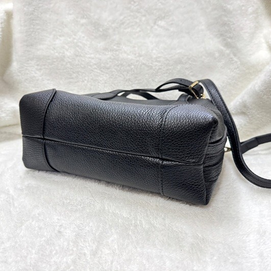 ◆新品☆MARCO BIANCHINI☆2WAYミニボストンバック★本革★BLACK☆4_画像5