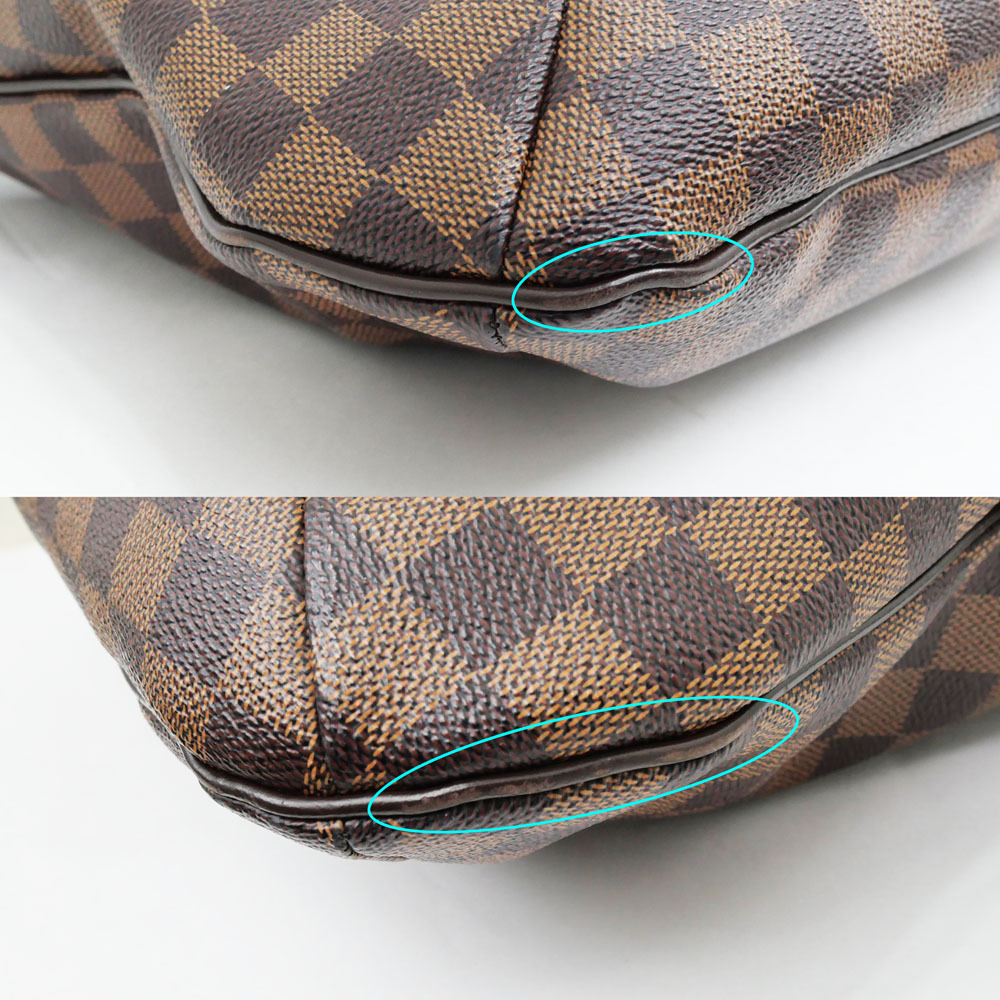 【名東】ルイヴィトン ダミエ ブルームズベリ GM N42250 ショルダー バッグ ブラウン レディース_画像3