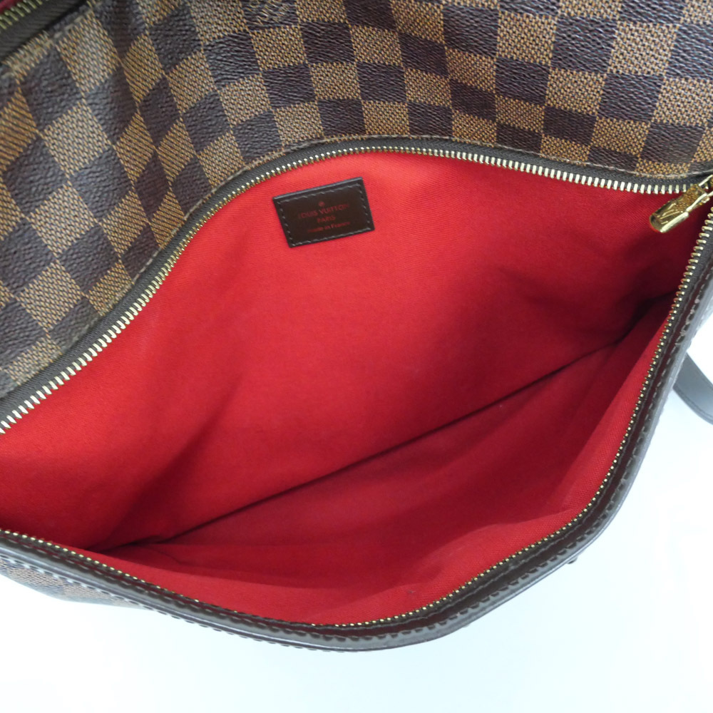 【名東】ルイヴィトン ダミエ ブルームズベリ GM N42250 ショルダー バッグ ブラウン レディース_画像6